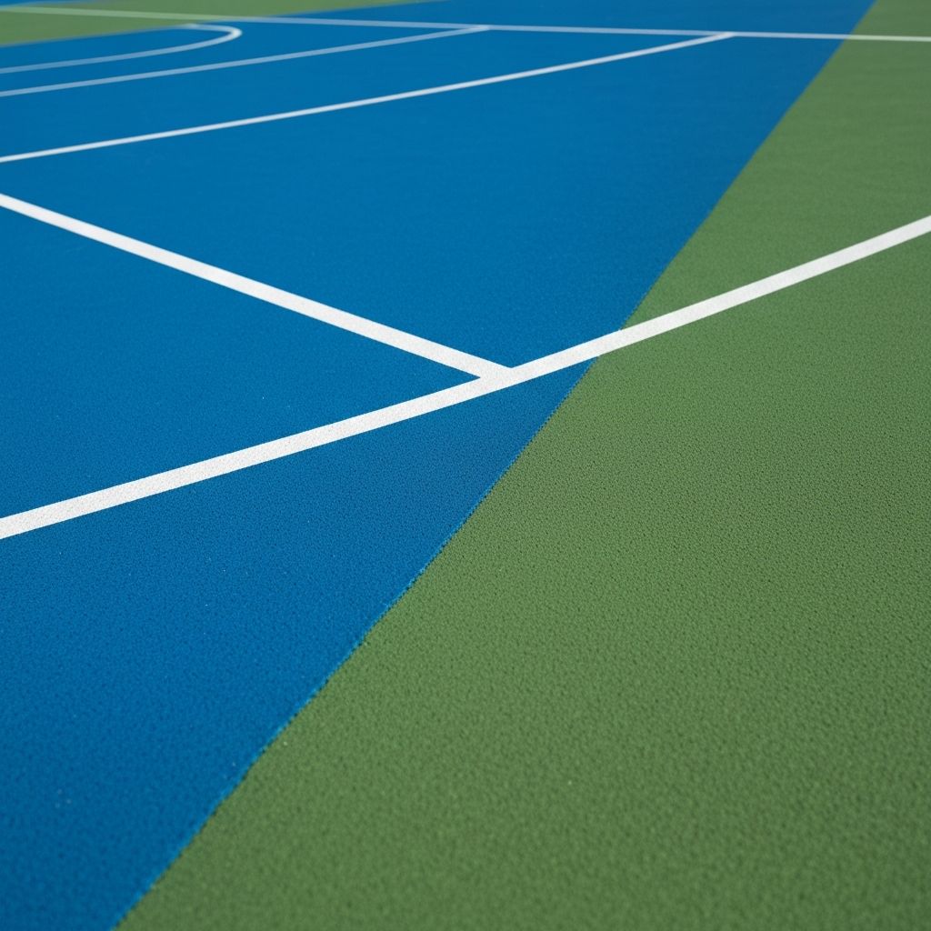 Sport court surface texture